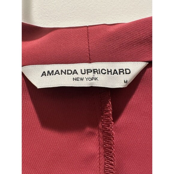 NEW Amanda Uprichard Size Medium Hera Thong Bodysuit Malbec Top Shirt - Picture 4 of 7